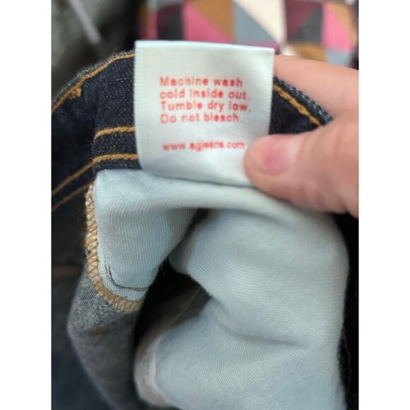 AG Adriano Goldschmied Men's Blue Cotton Blend Regent Bootcut Jeans Size 34 - Picture 7 of 7